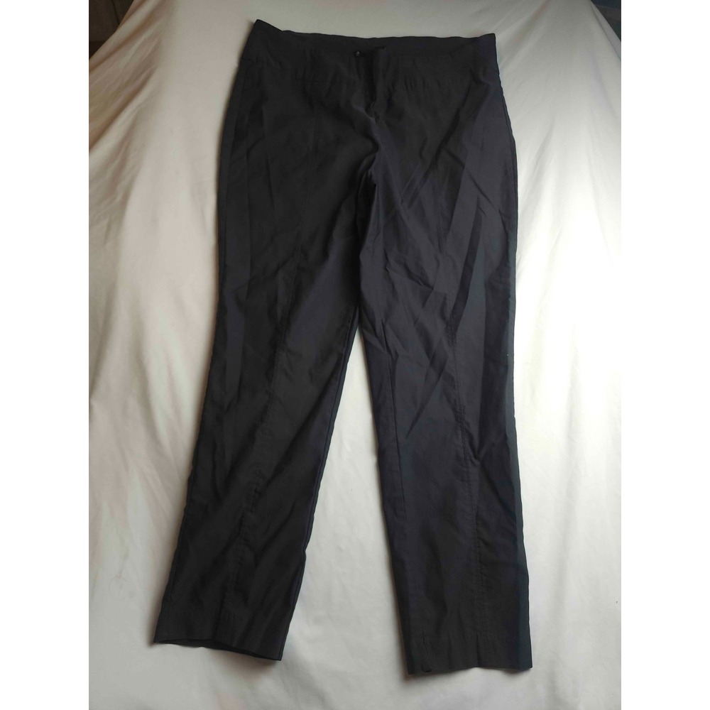 New Directions Curvy Pants Womens Size 16W Black Woven Casual Classic Minimalist